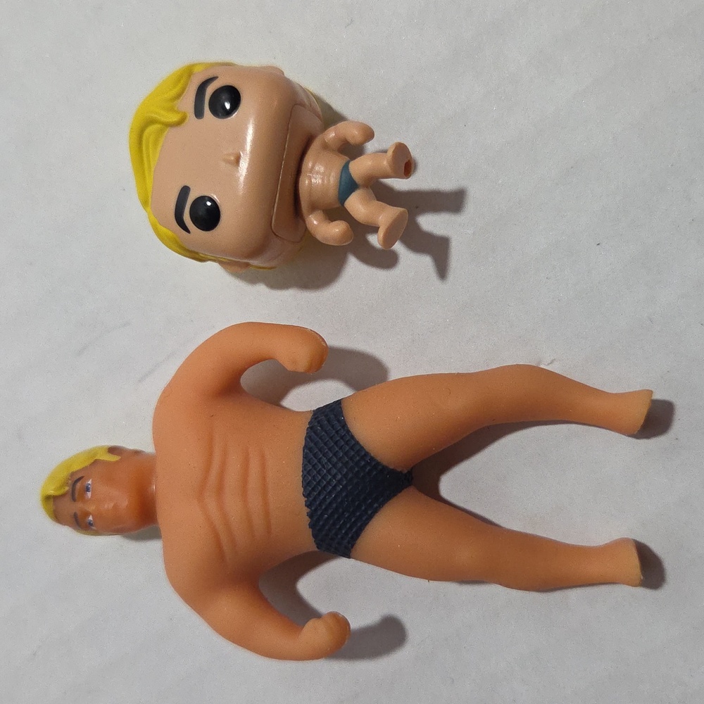 Miniature Stretch Armstrong toys